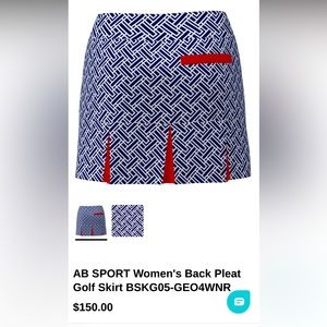 Allie Burke Golf Skort